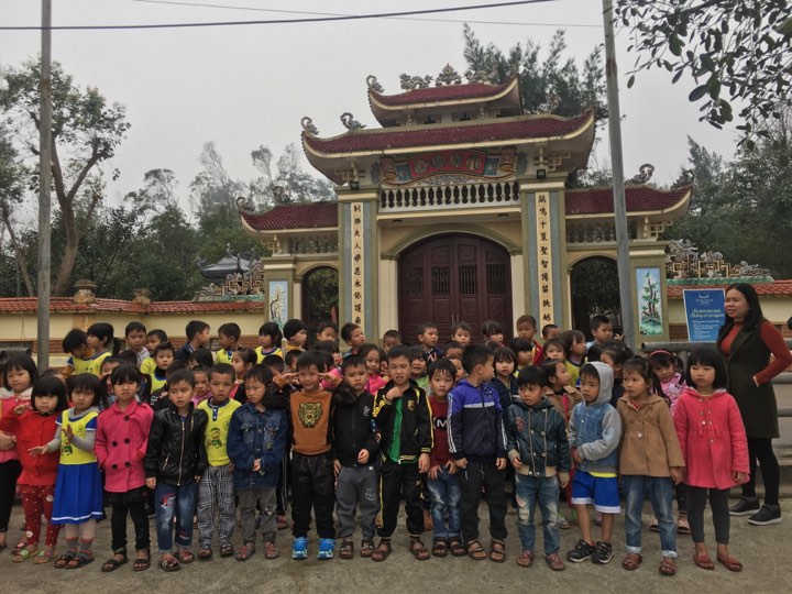 Trường mầm non Kỳ Ninh tổ chức tham quan dã ngoại của trẻ  5 tuổi